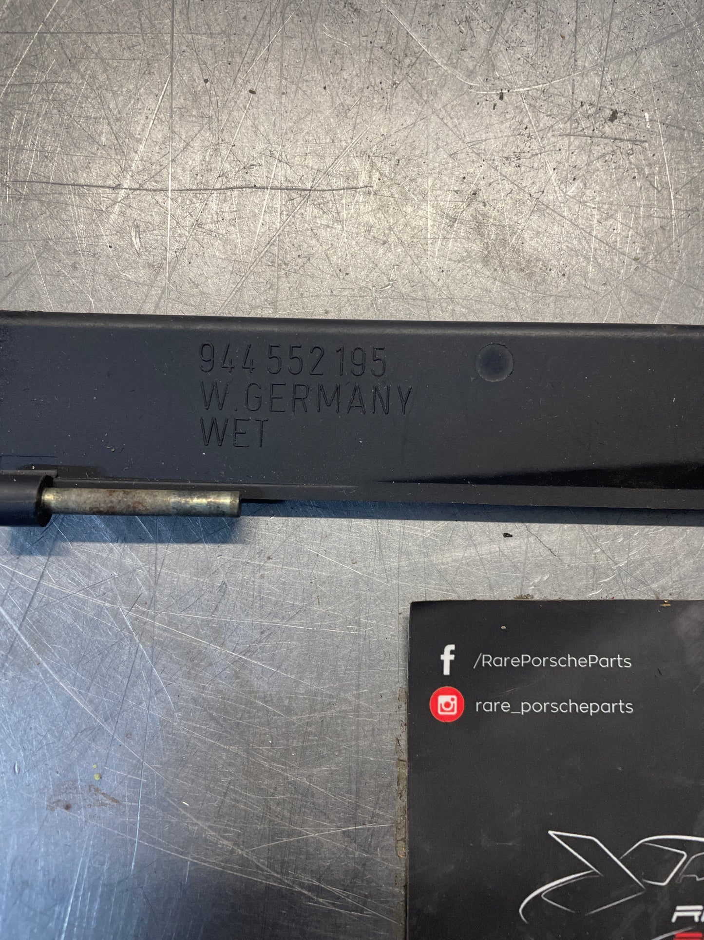Porsche 944 glovebox bottom hinge, used 944552195