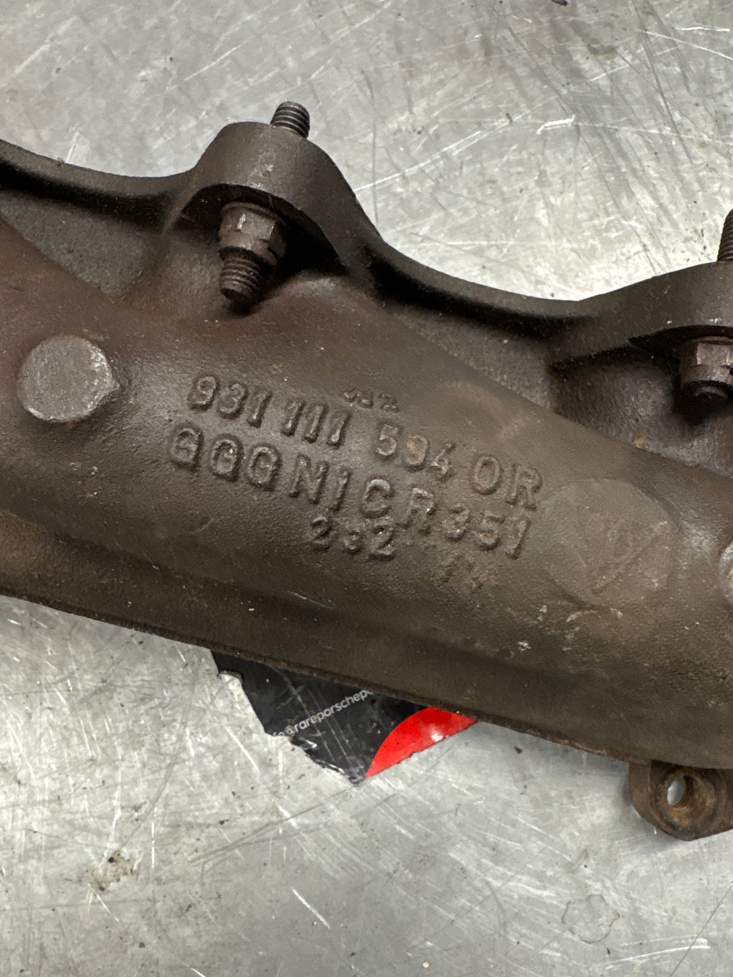 Porsche 924 Turbo exhaust manifold, used 9311115940R