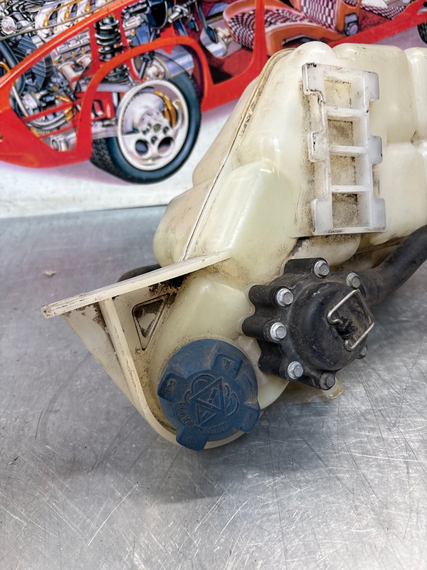 Porsche 911 996.1 coolant expansion tank, used 99610604756