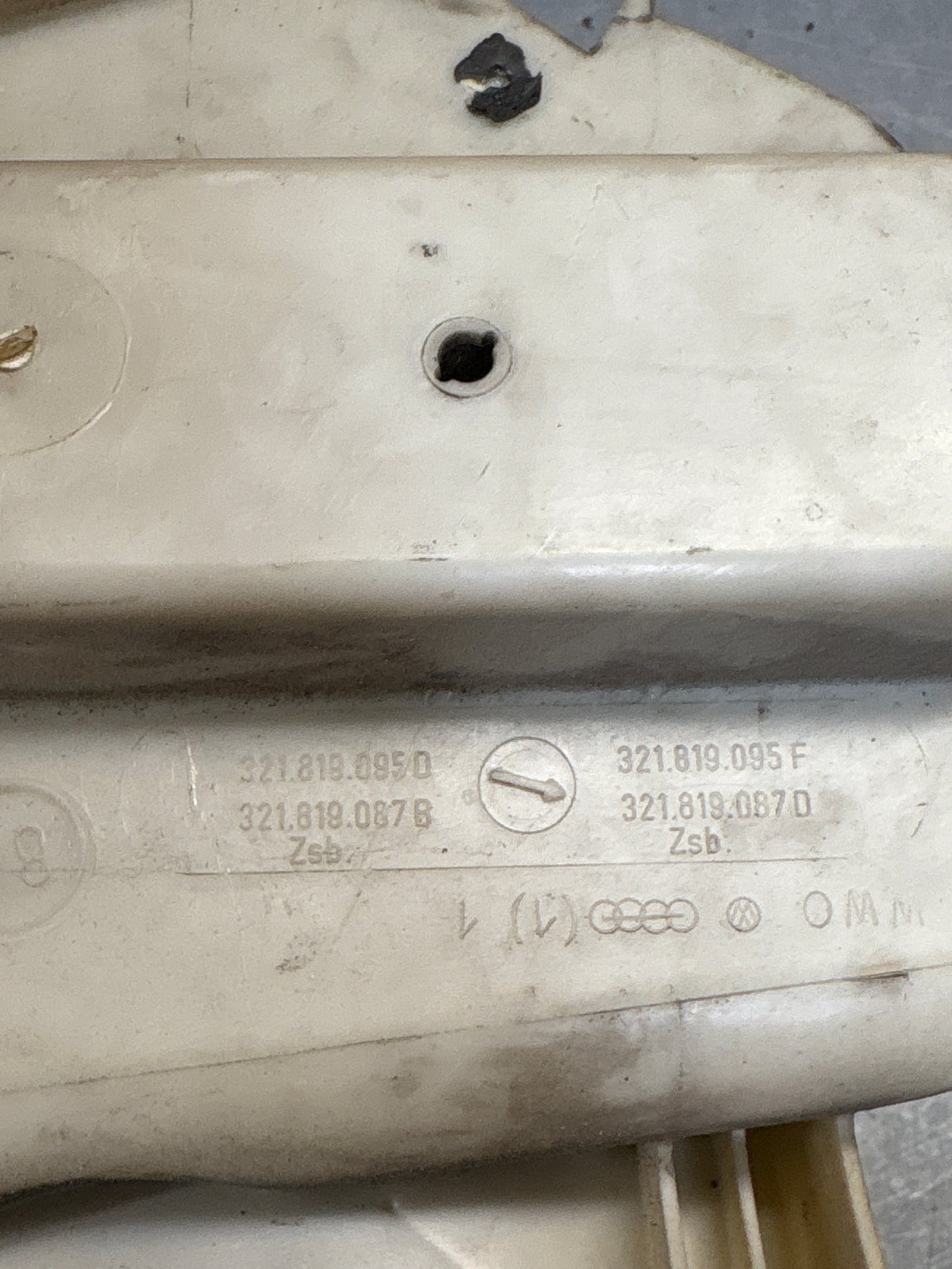 Porsche 924S heater box blower fan assembly, complete, used 811819096 / 321819095 / 321819087