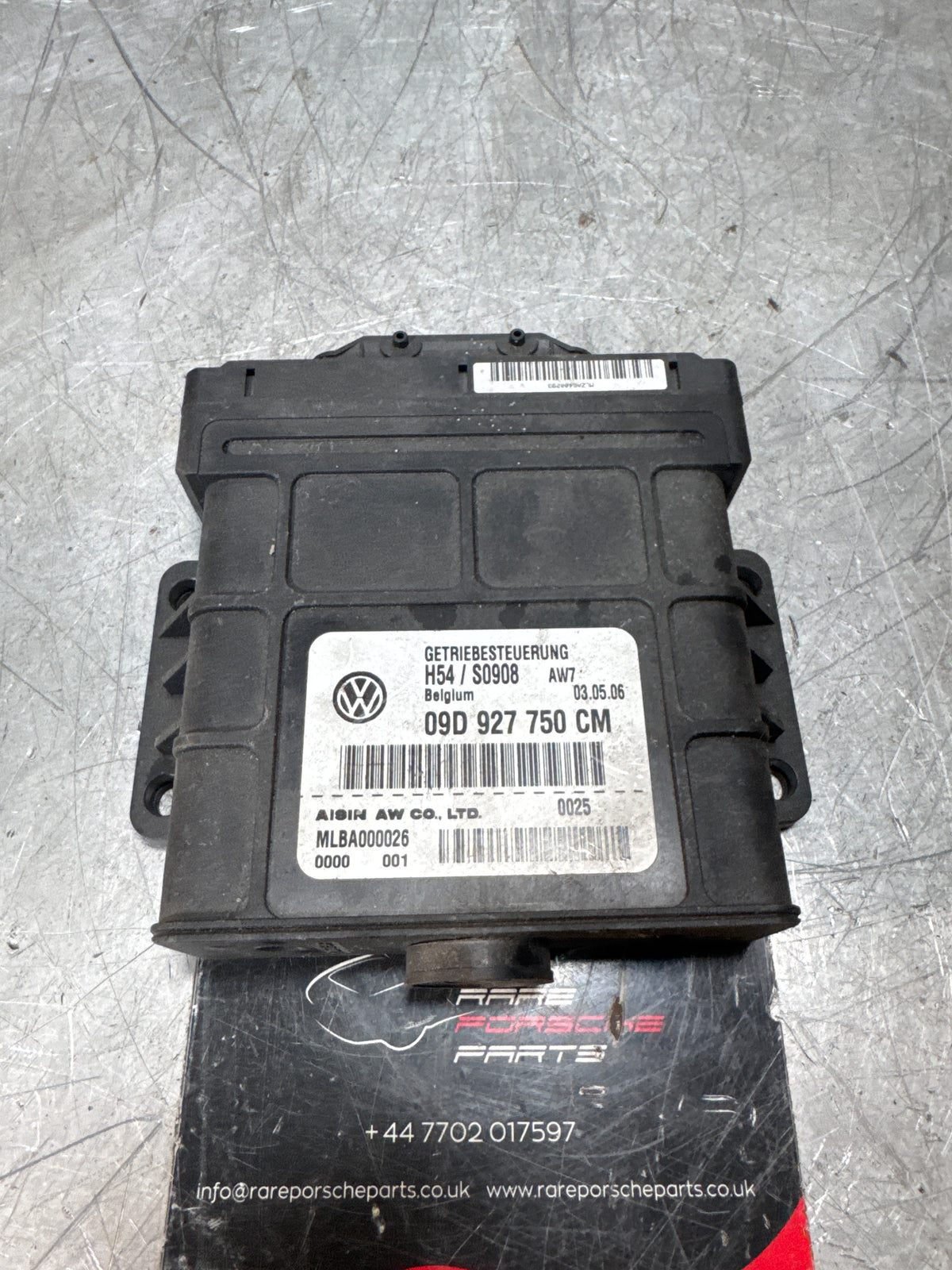 PORSCHE CAYENNE S - 2005 GEARBOX / TRANSMISSION ECU - 09D 927 750 CD