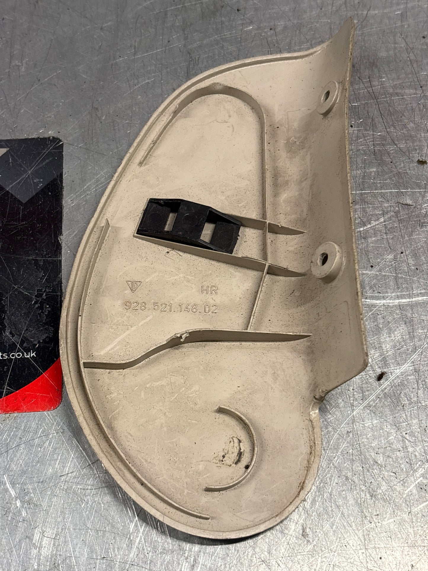 Porsche 928 seat hinge cover beige used 92852114802