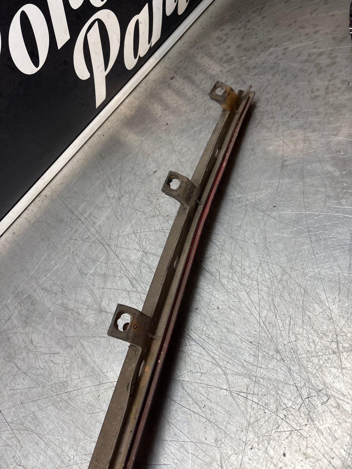 Porsche 944 lower door sill trim molding right side, spares or repair 95155919600