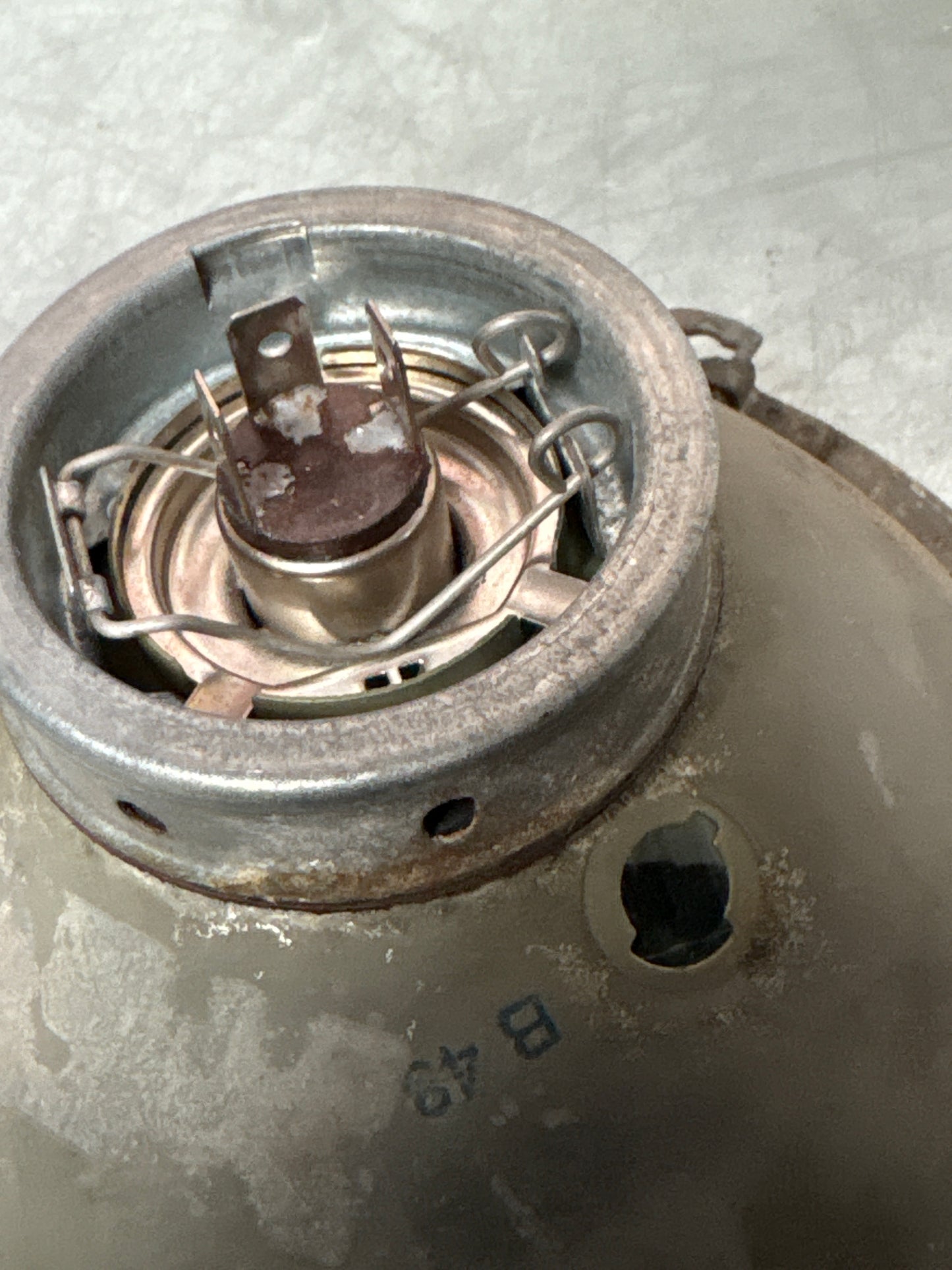 Porsche 924 / 944 Hella H4 headlight, used 477941771 / 306115367