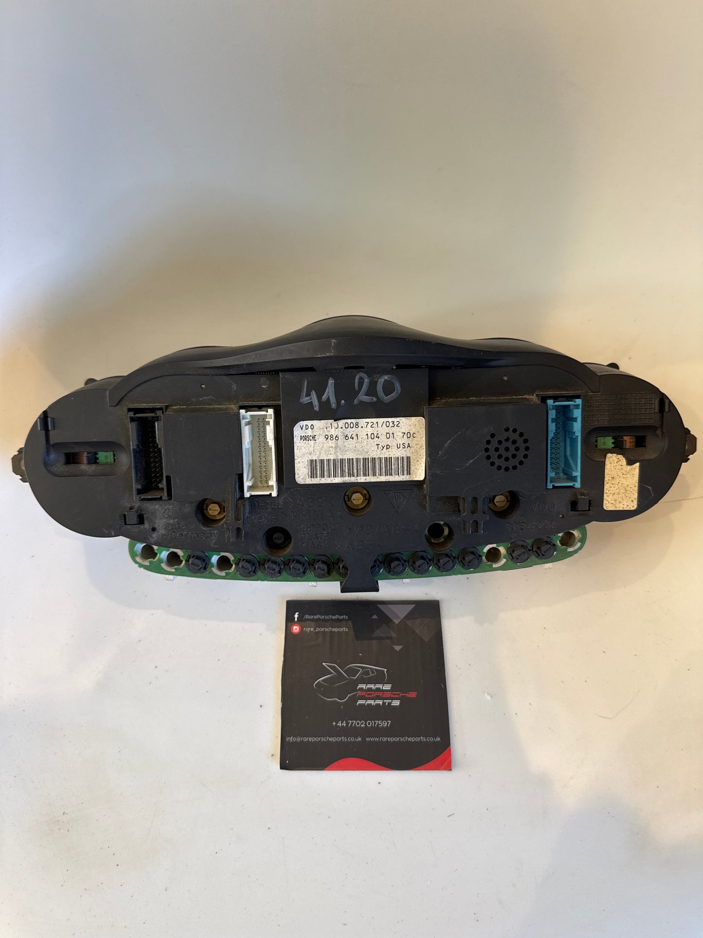 Porsche Boxster 986 Instrument Cluster, unknown mileage 9866411040170C used