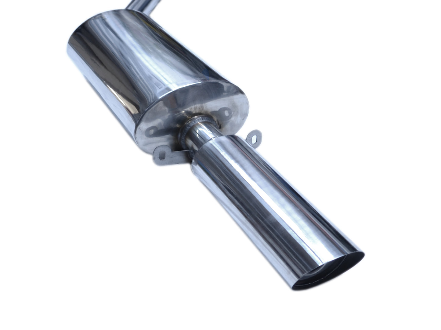 Rear silencer for Porsche 924S/944 sport exhaust V2A with TÜV