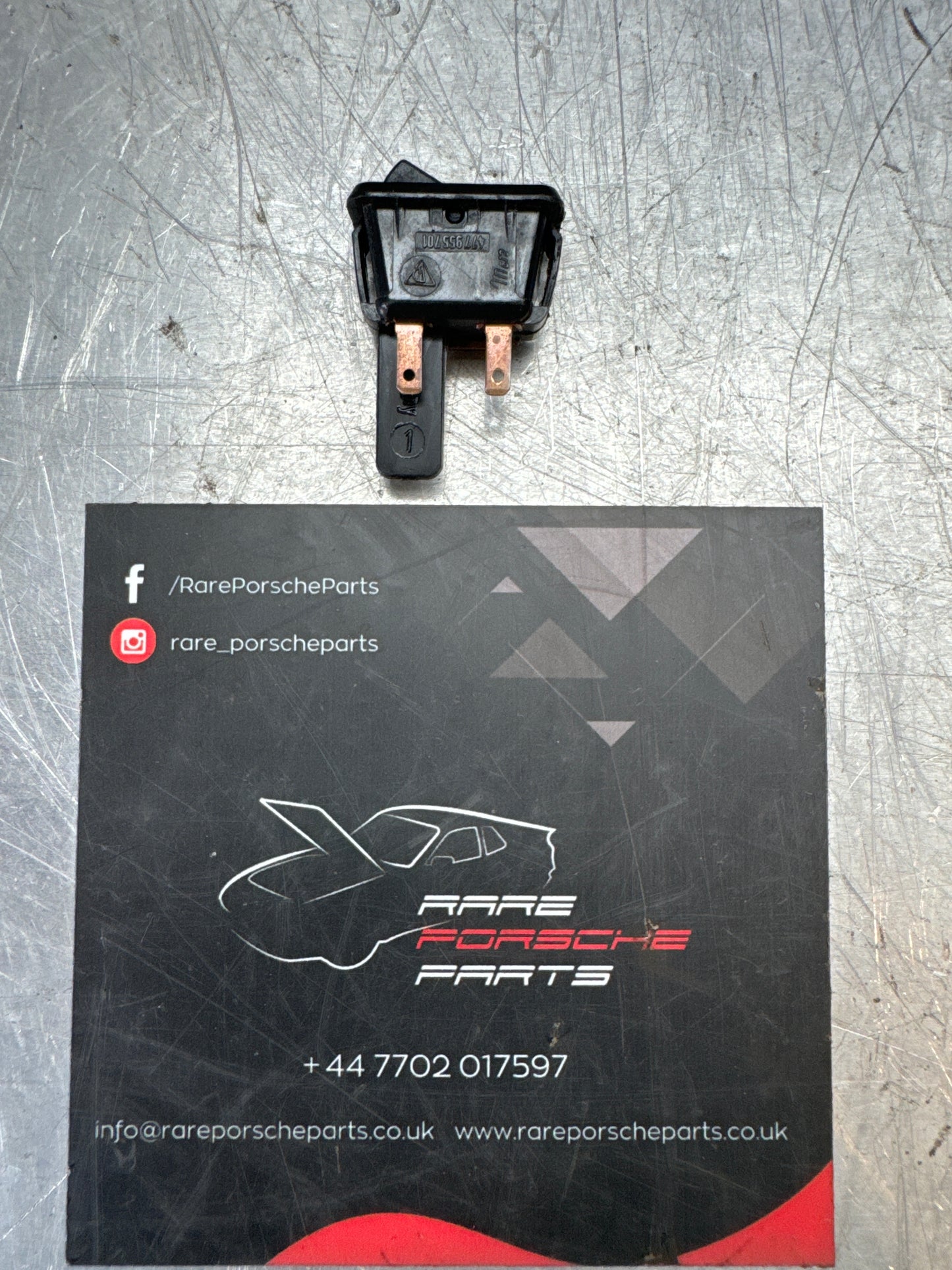 Porsche 924/944 rear wiper switch 477955701 Used