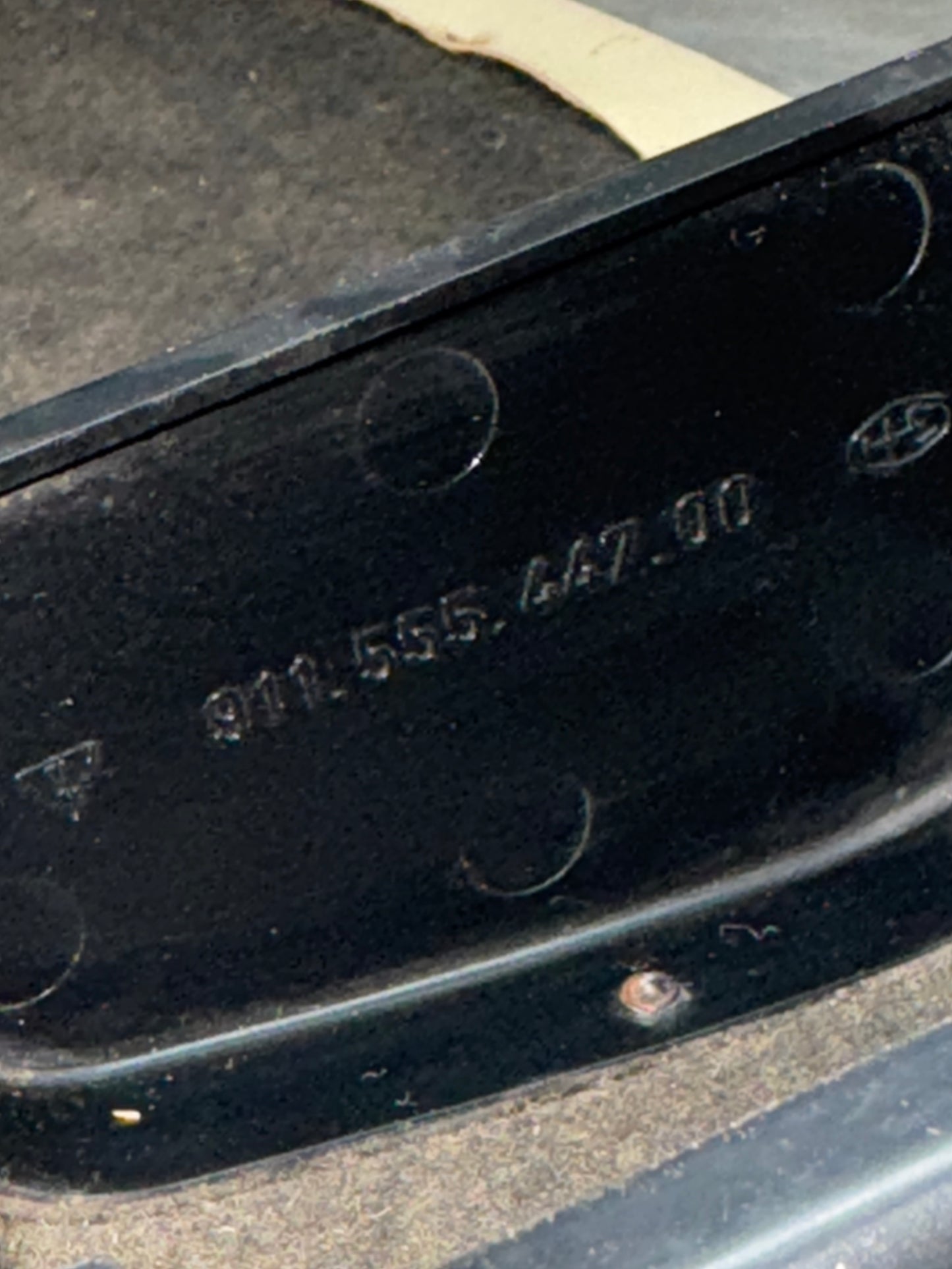 Porsche 911 (74-89) cream Door Pocket (Right) - Good Used - 91155544700