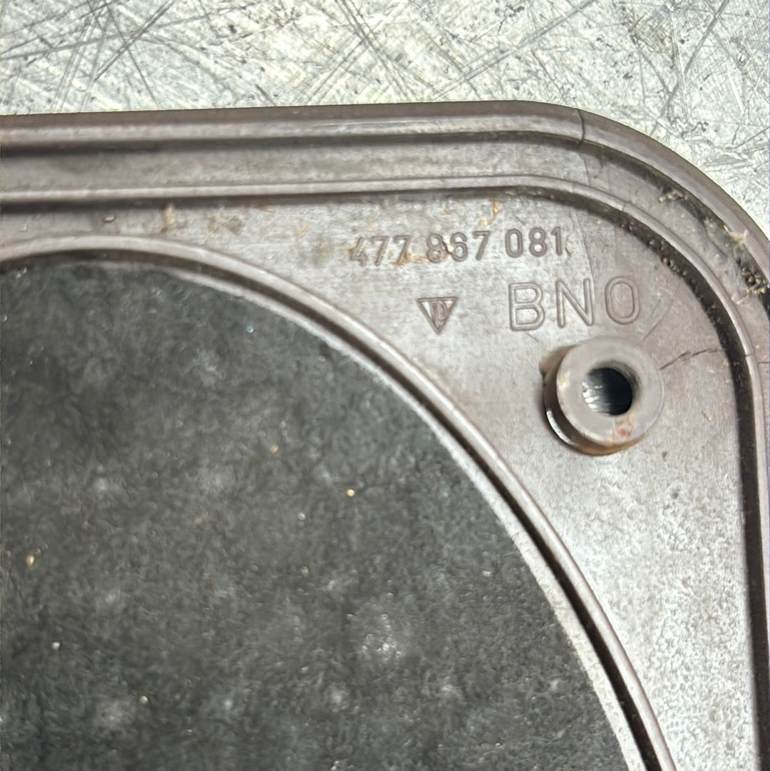 Porsche 924/944 door speaker grill trim cover in Brown 477867081 used