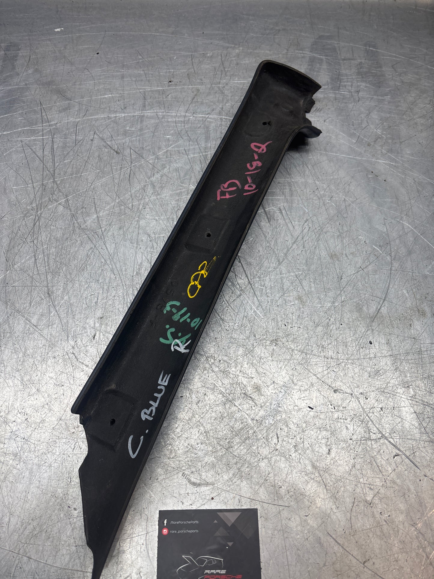 Porsche 944 Cabrio right A pillar cover 94155505410, cobalt blue