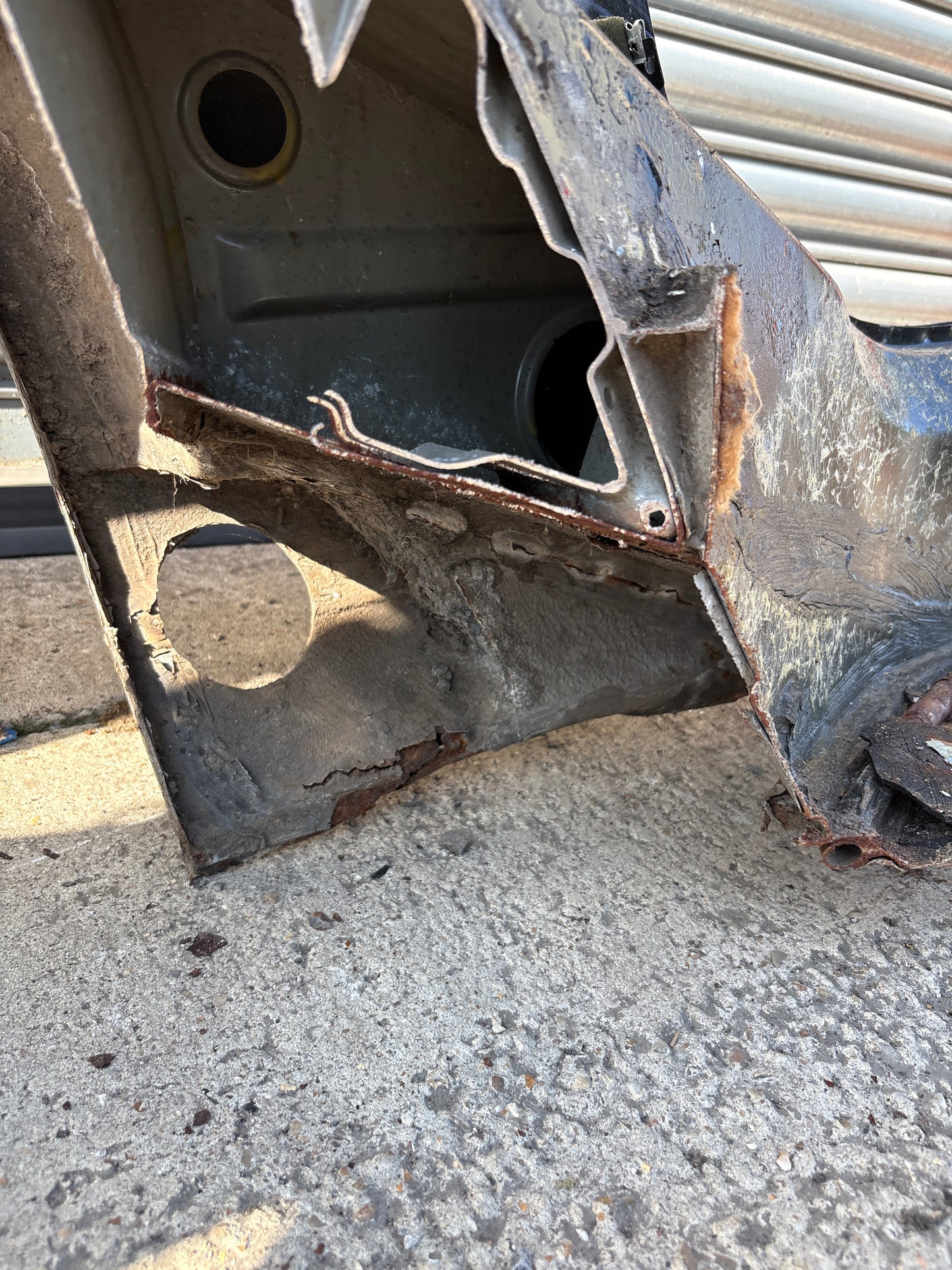 Porsche 924 rear left fender.