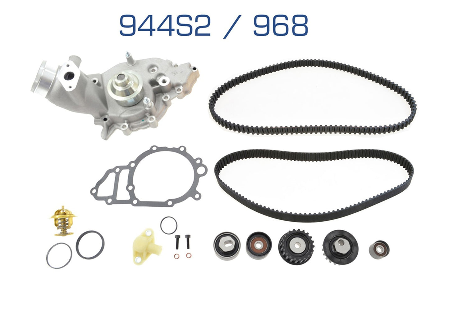 Porsche 944 S2 968 Timing kit Water pump + timing belts + rollers