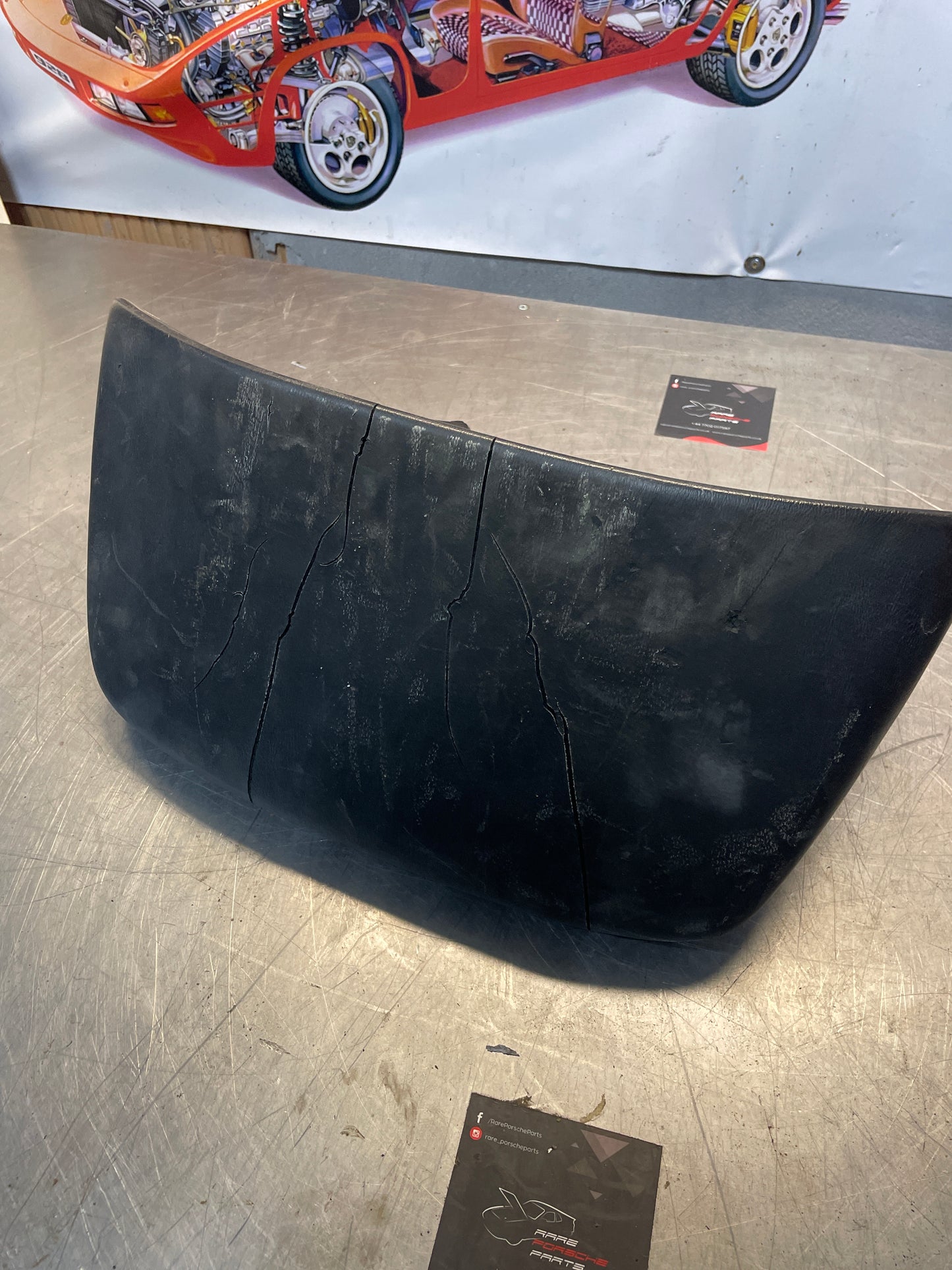 Porsche 928 black dashboard trim, used