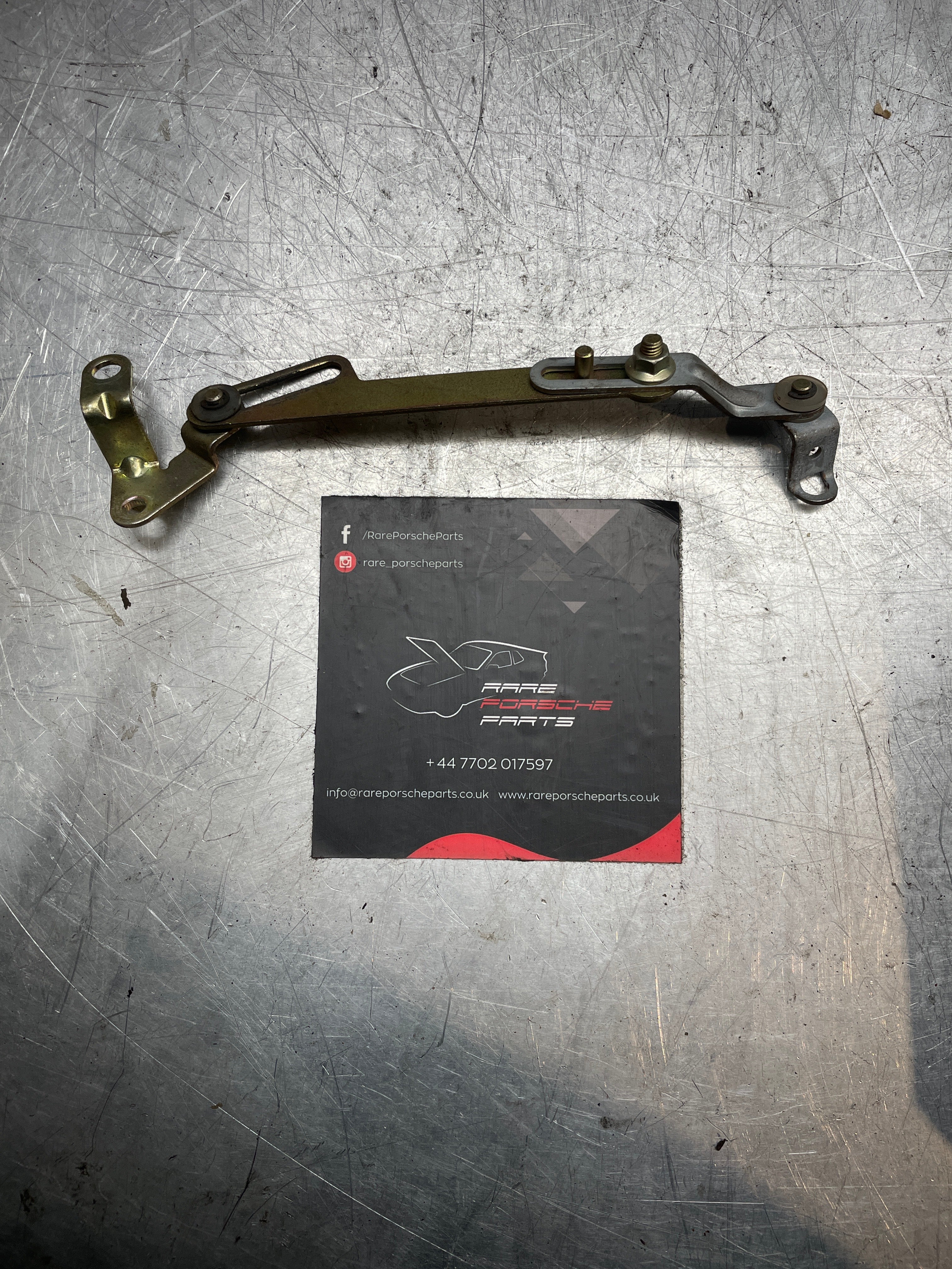Porsche 944 Heater flap solenoid bracket, used Rare Porsche Parts