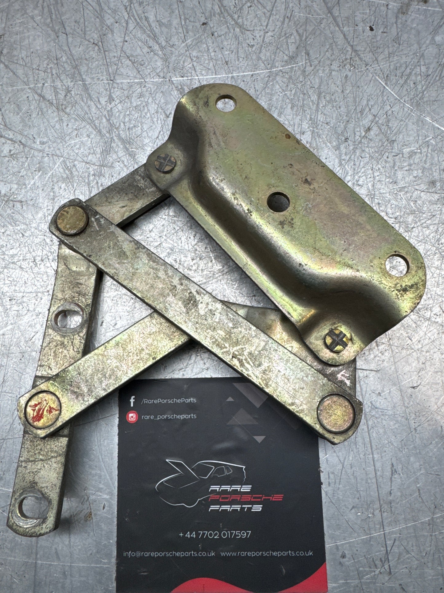 Porsche 928 left hand side bonnet hinge, used 92851104104
