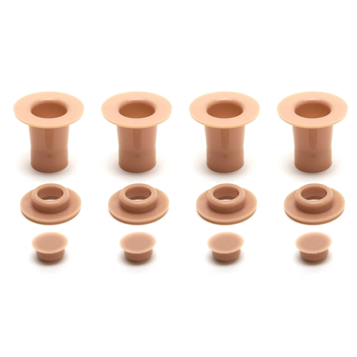 Porsche 911 912 Seat Headrest Guide Trims, Set, Brown, 90152119300 New