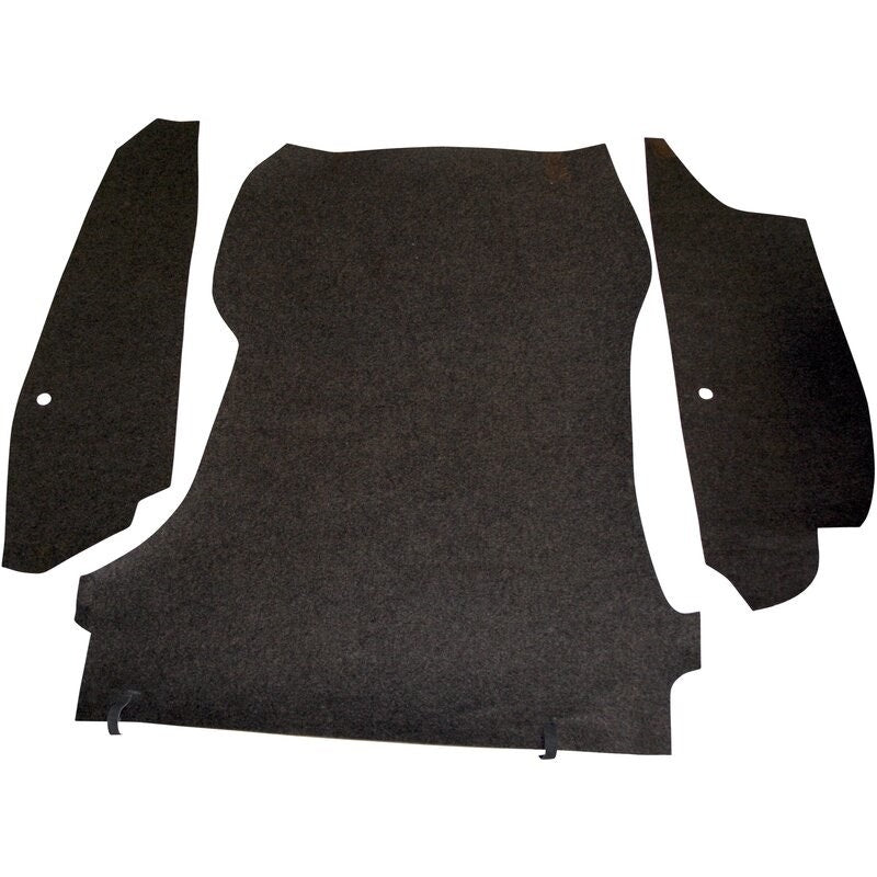 Porsche 911 Boot Carpet Set, Black, 90155104520 New