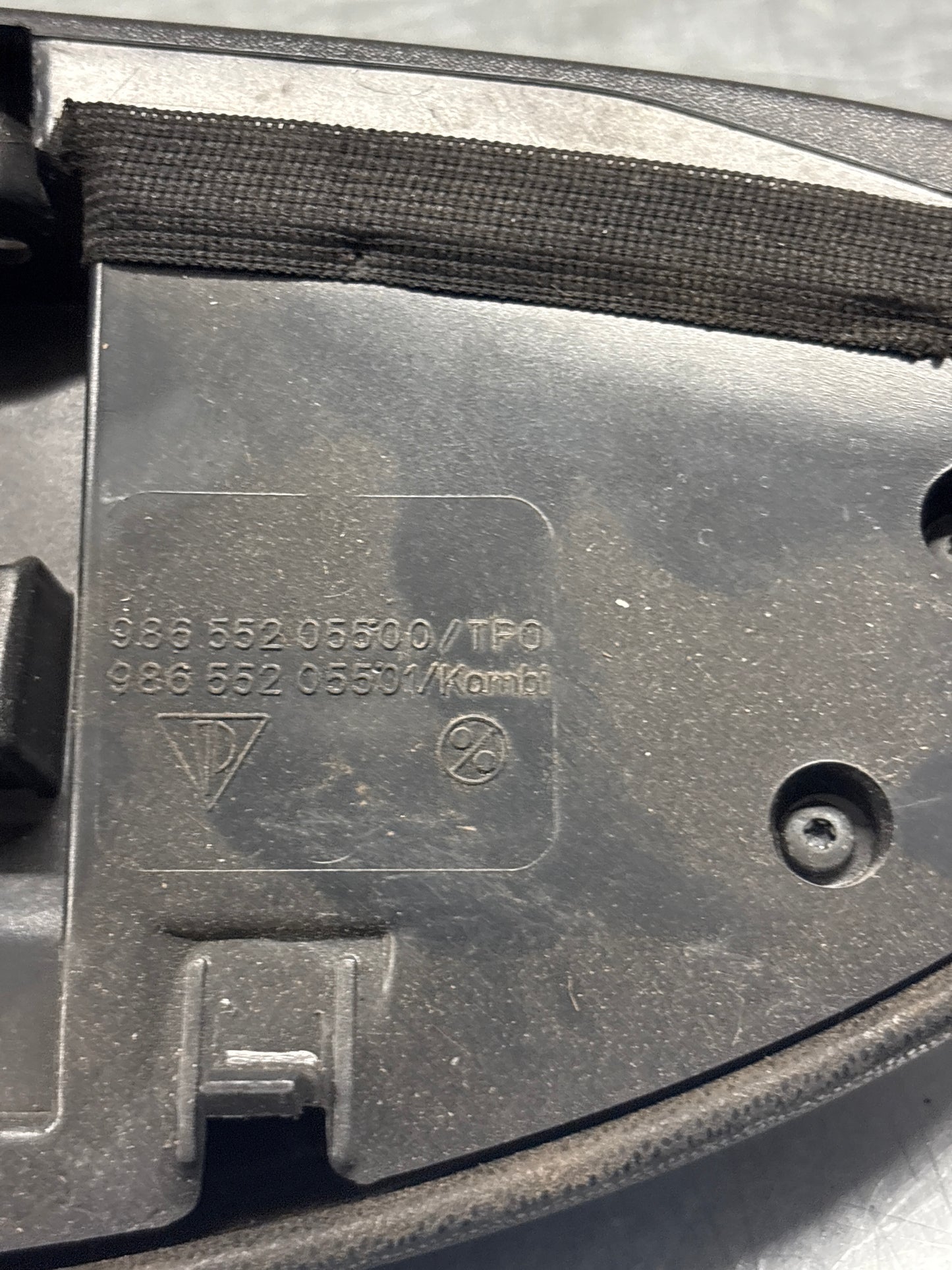 Porsche Boxster 986 dashboard cluster trim,black used 98655205500 / 98655205501