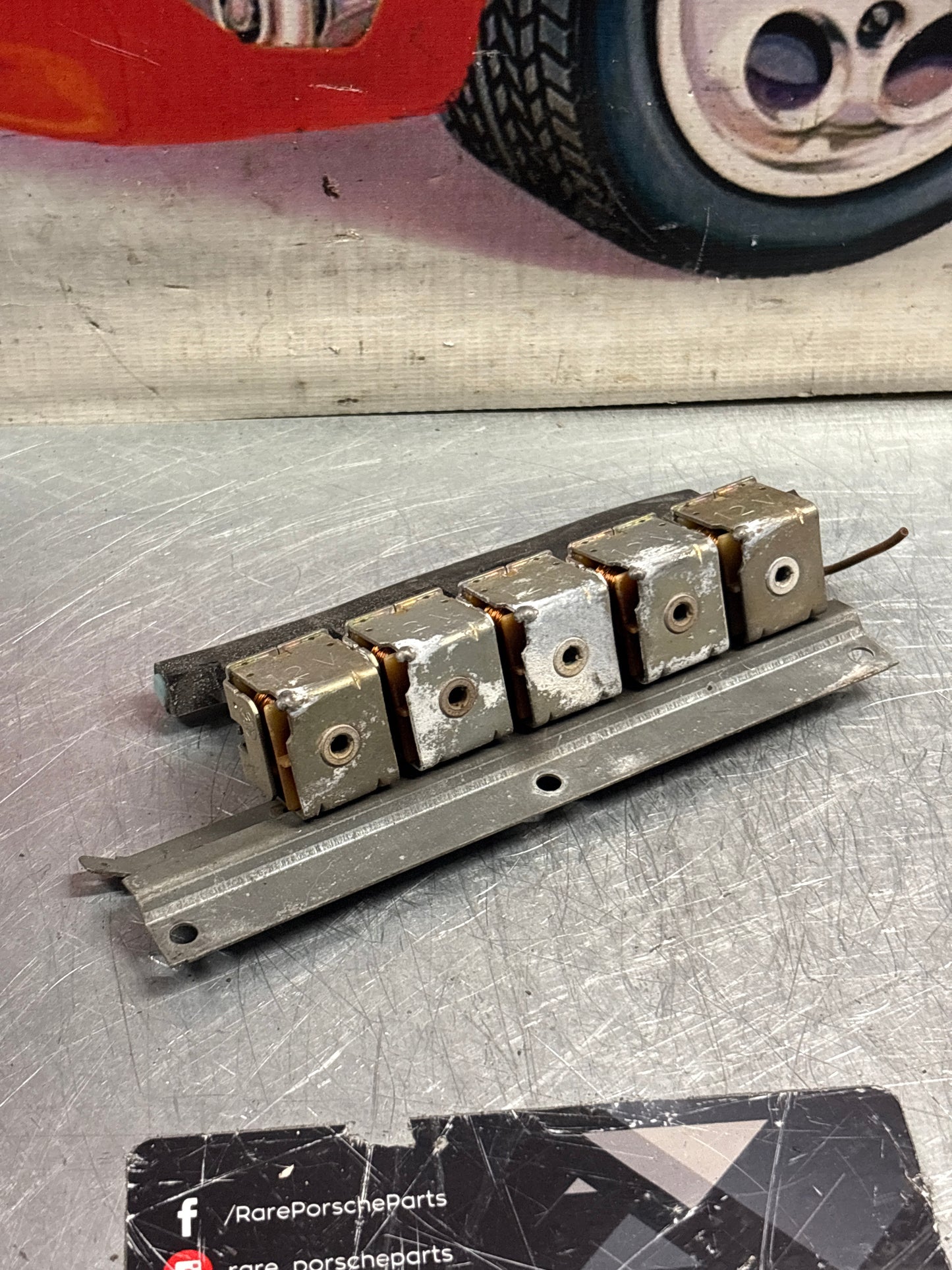 Porsche 928 A/C heater control unit wiring, used 92861292104