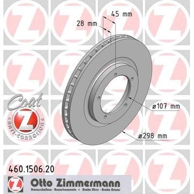Porsche 944 Brake Discs, Front, Pair, 95135104100 New
