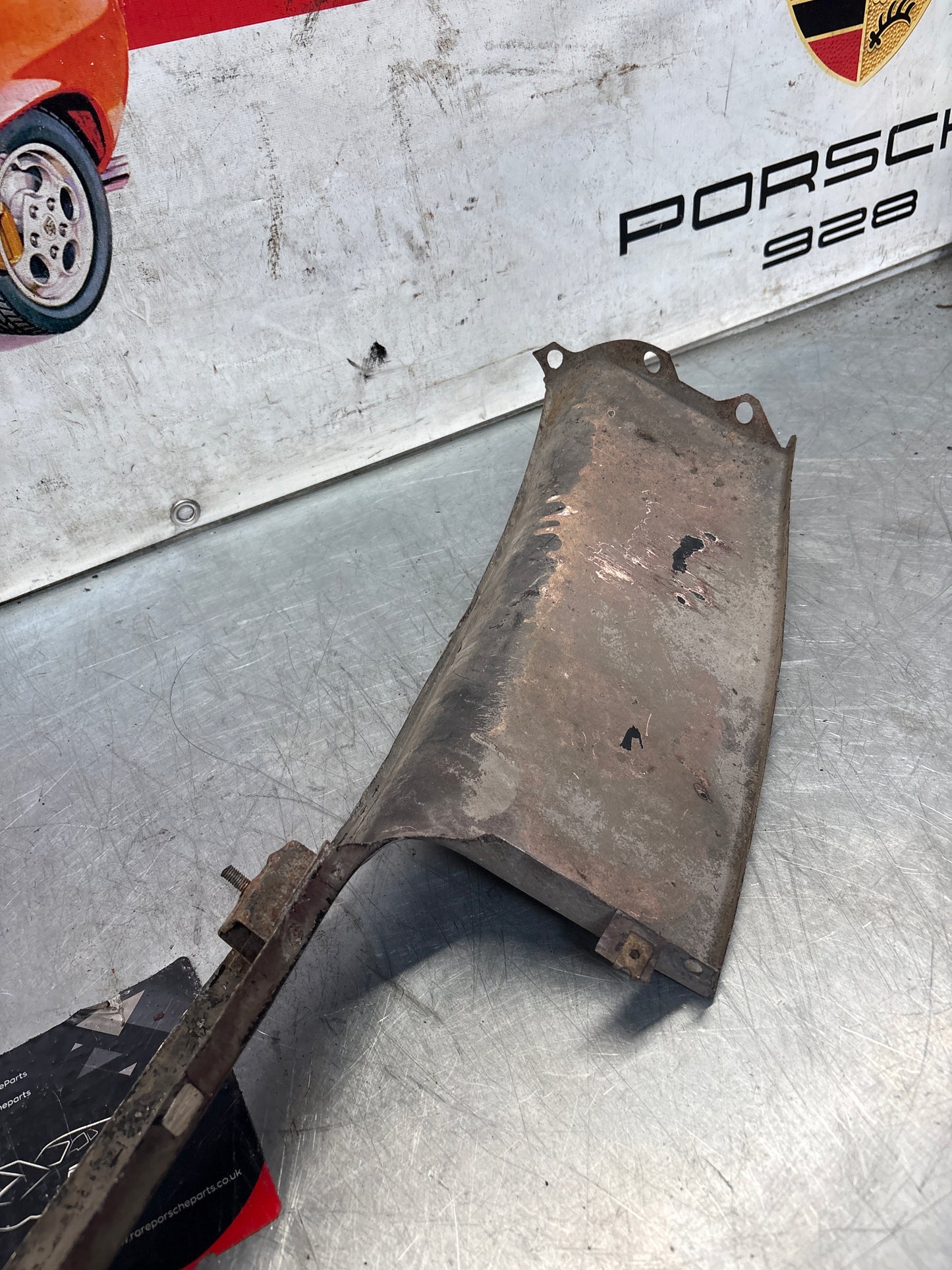 Porsche 924 Lower front valance, used, 94450303501 good condition