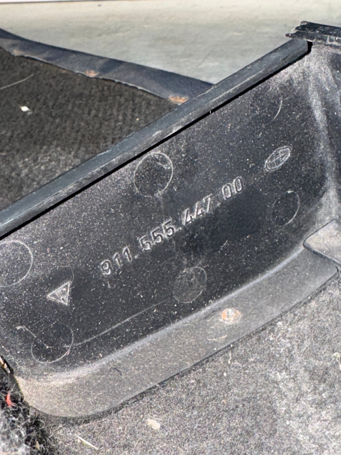 Porsche 911 (74-89) Blue Door Pocket (Right) - Good Used - 91155544700