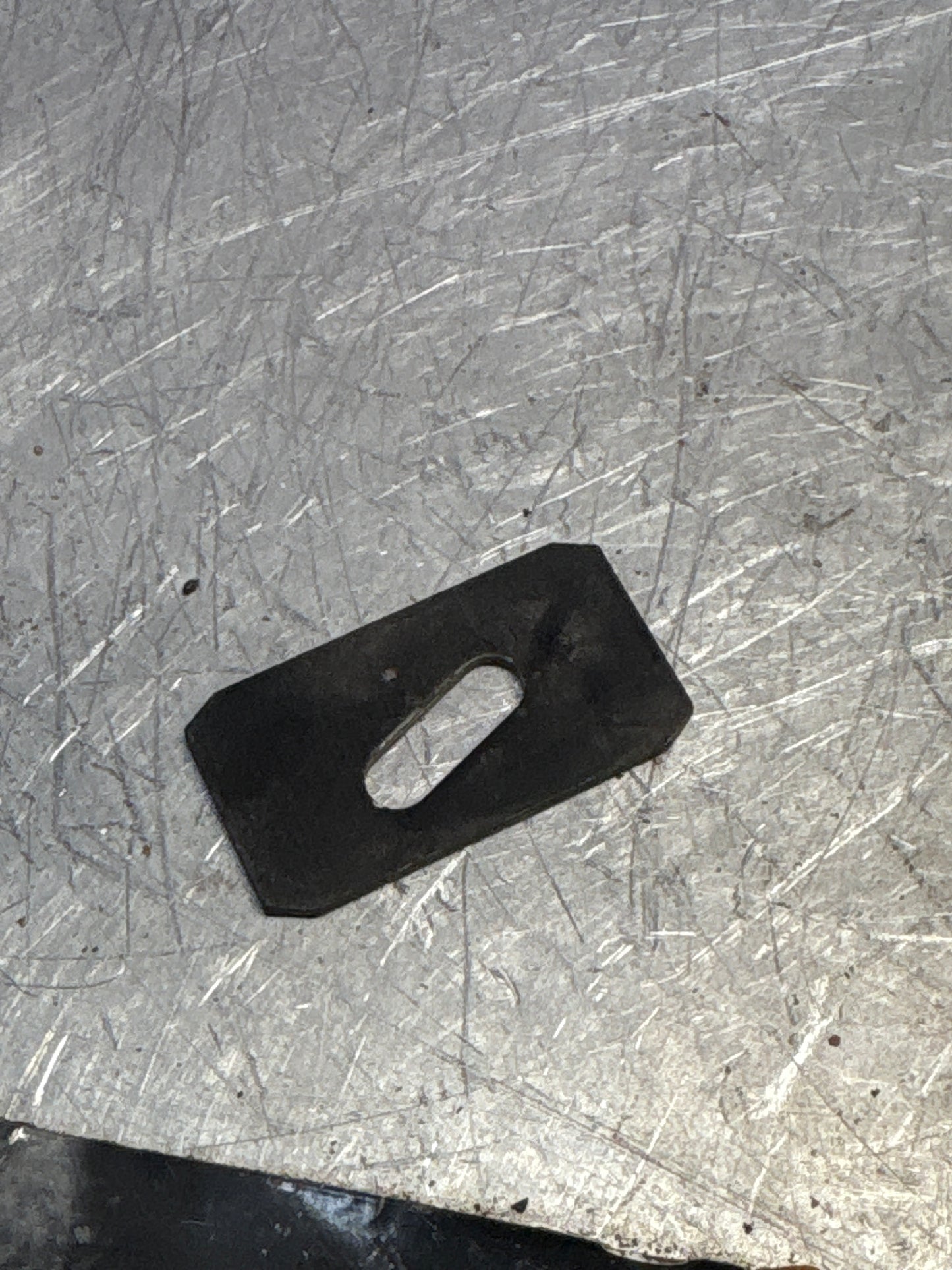 Porsche 928 hatch guide plate, used 92851226302