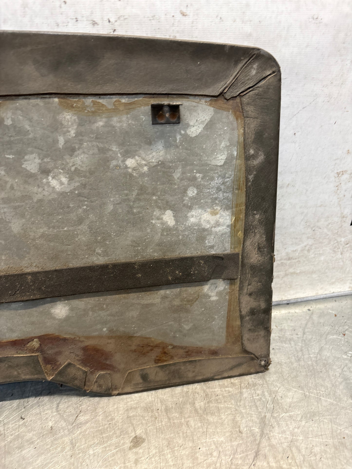 Porsche 928 sun roof headliner trim, greyish green, used 92856406950QC2