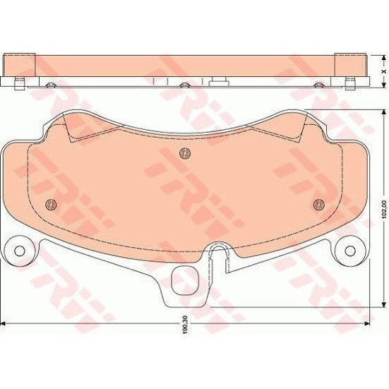 Porsche 996 997 Brake Pad Set, Front, 99635194800 New