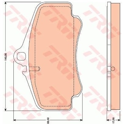 Porsche 996 997 Brake Pad Set, Front, 99735194902 New
