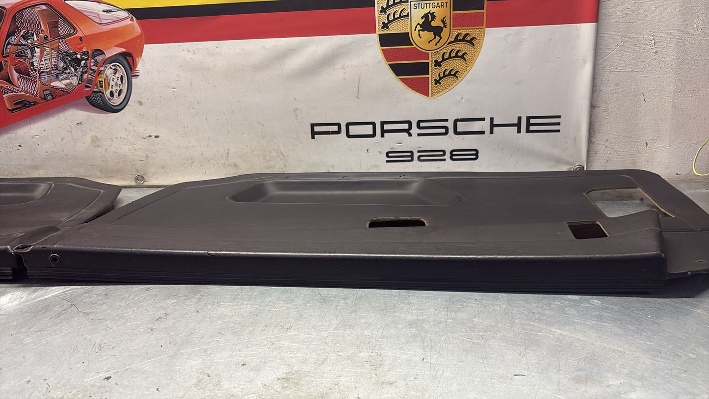 Porsche 924 / 944 Pair of early electric door cards, LHD 477867012 / 477867011