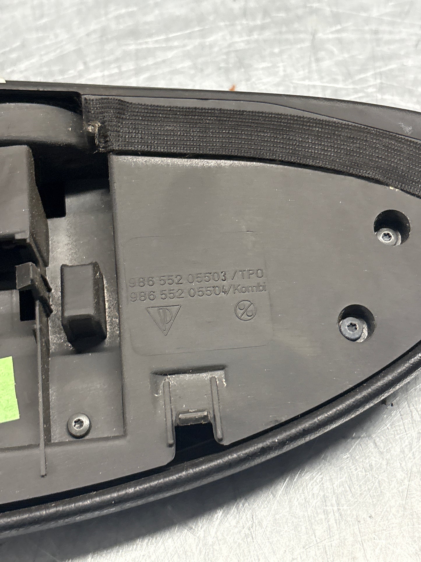 Porsche Boxster 986 dashboard cluster trim,black used 98655205500 / 98655205501