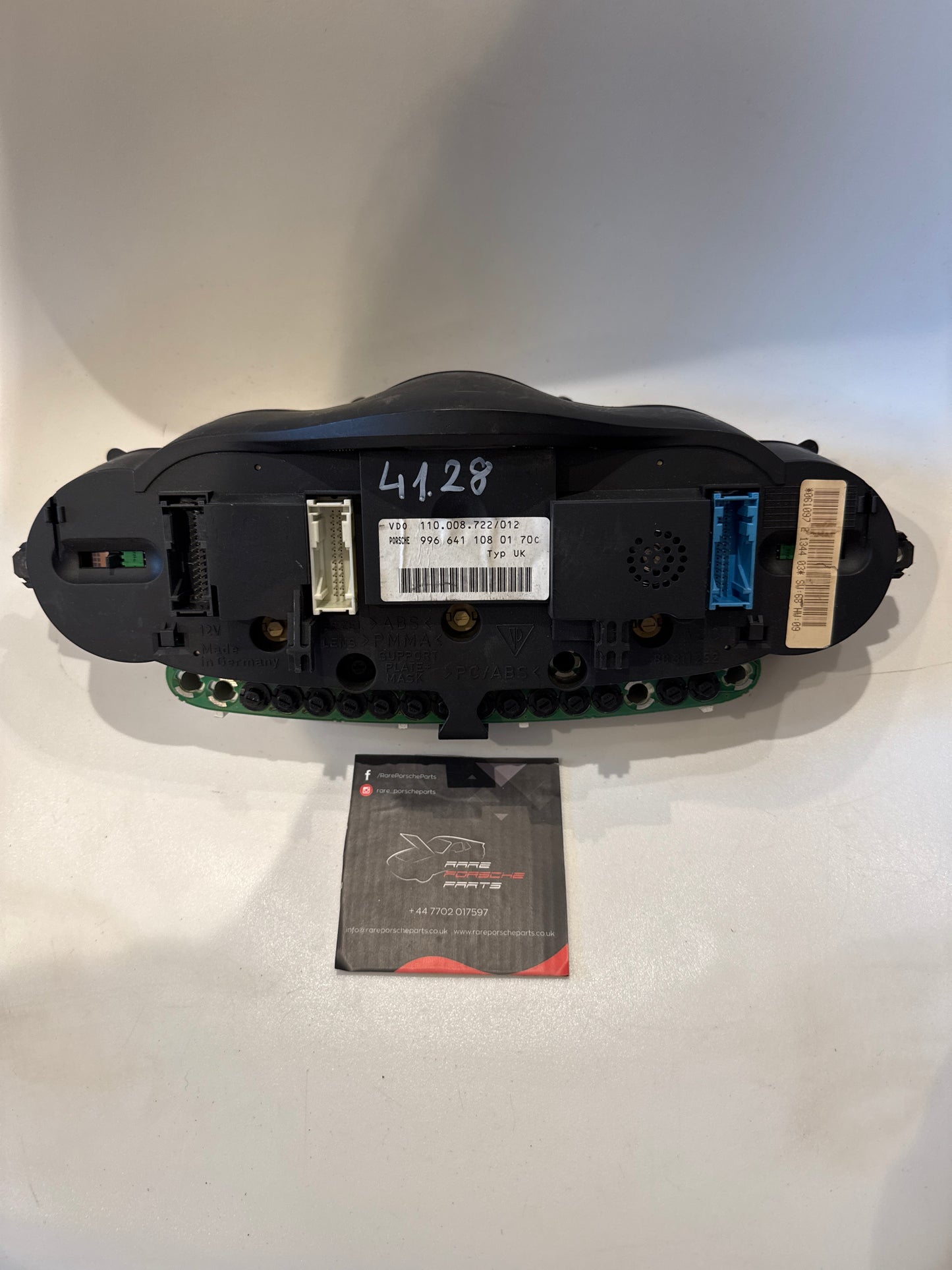 Porsche Boxster 996 Instrument Cluster, unknown mileage 9966411080170c used