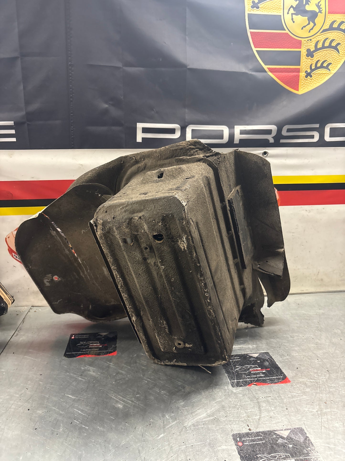 Porsche 928 Battery tray cut, 92850180502 used