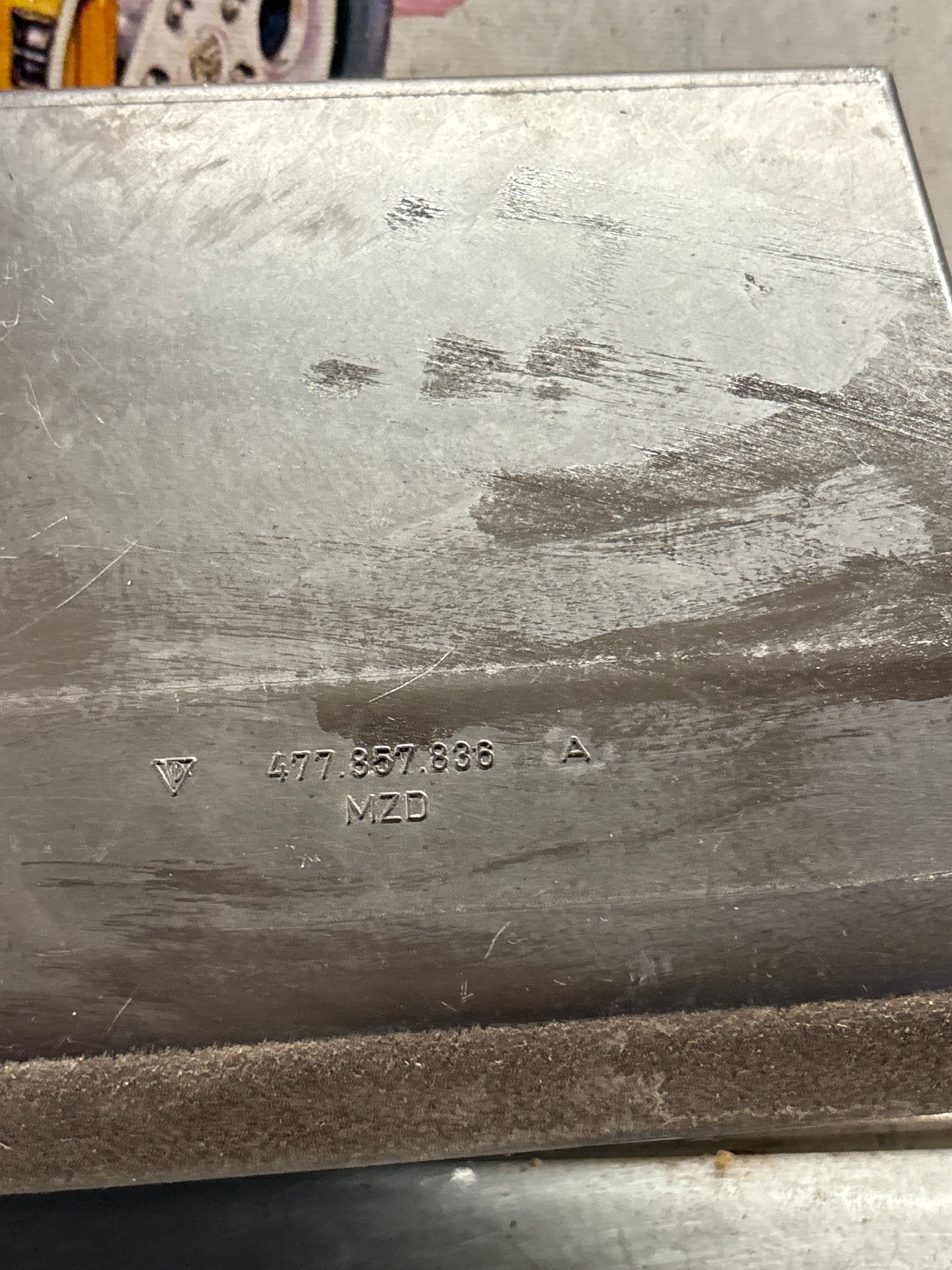 Porsche 924 944 under glove box shelf, brown 477857836 LHD only, used