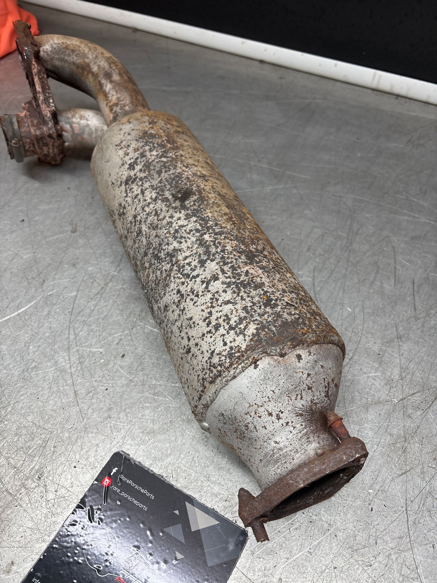 Porsche 911 930 exhaust muffler, 93011118303, spares or repair