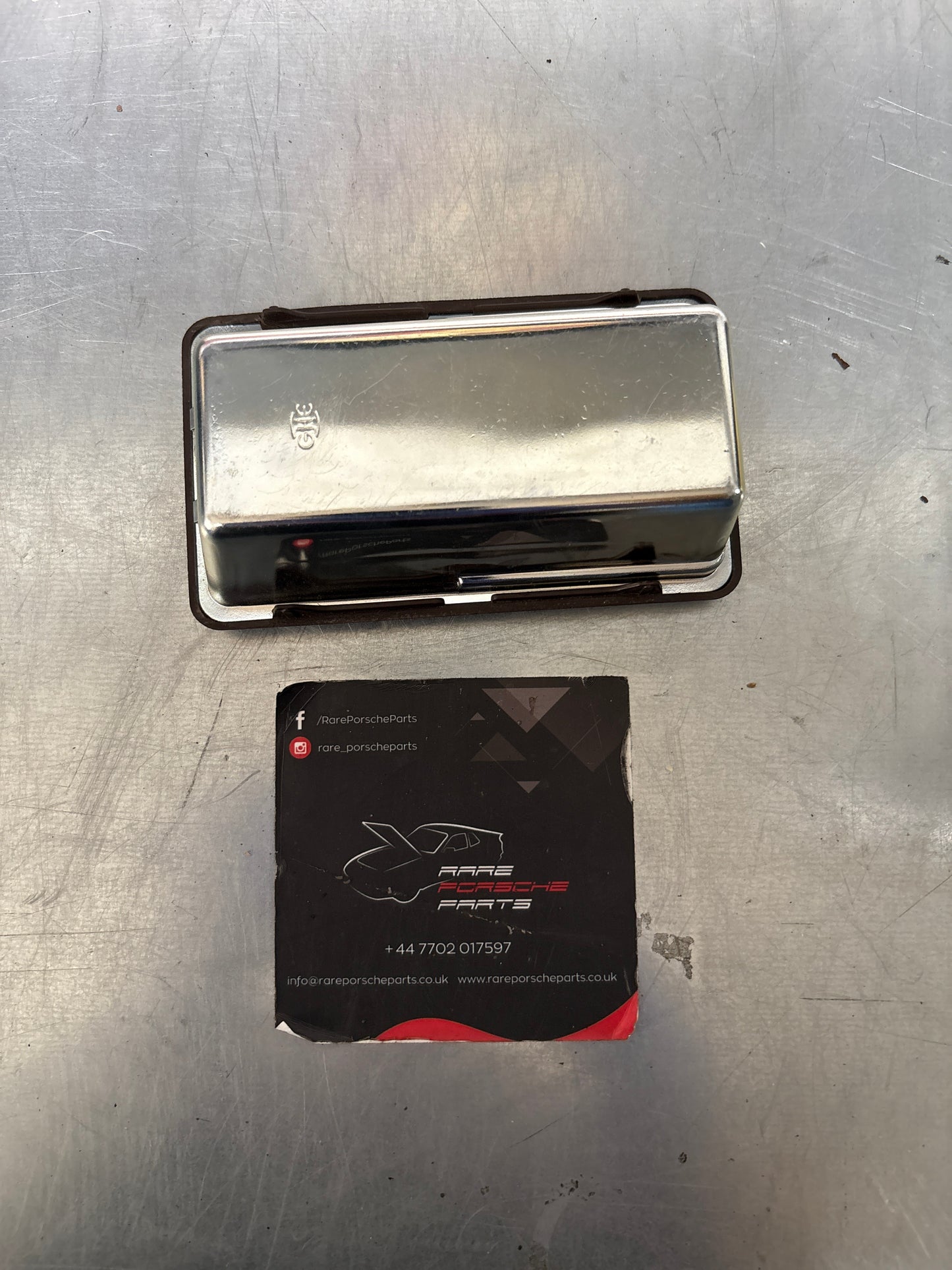 Porsche 924/944 brown ashtray, 94455230500, refurbished