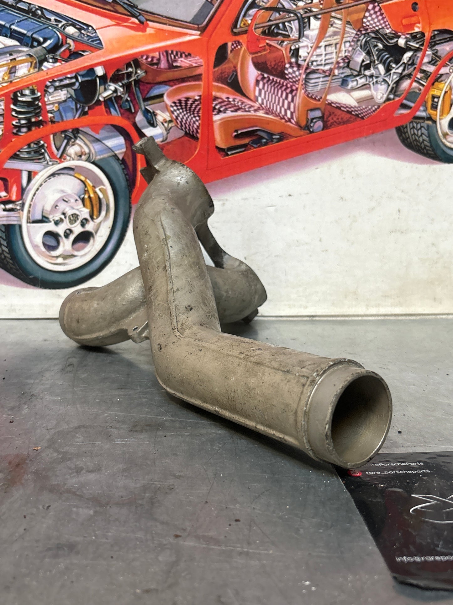 Porsche 928 Intake manifold pipe, used 9281106350R