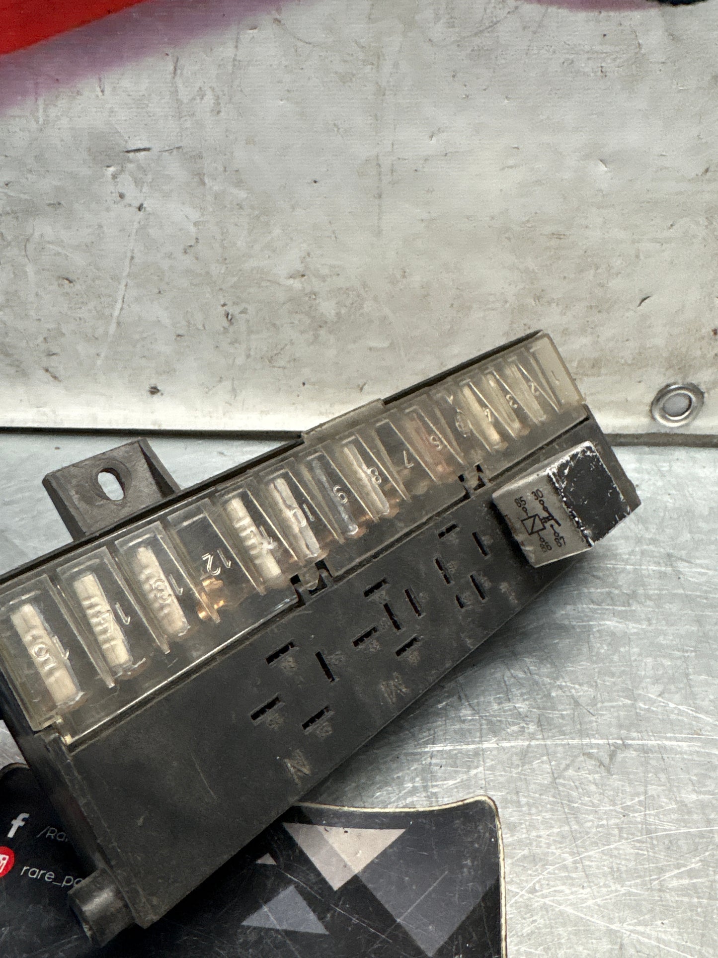 Porsche 924 944 relay fuse board, used 171941813