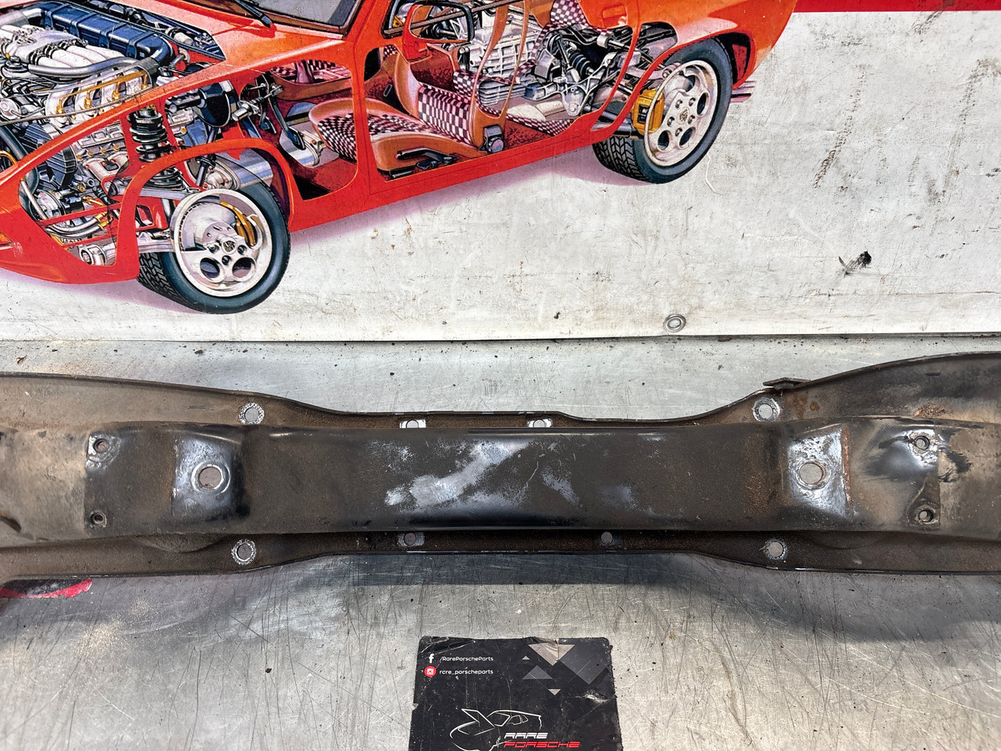 Porsche 928 -82 early engine mount, used 92837501106