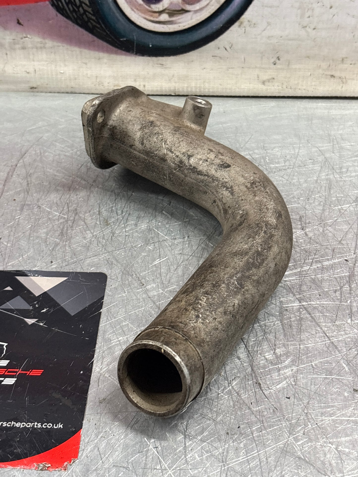 Porsche 911 intake manifold pipe, used 9111101670R