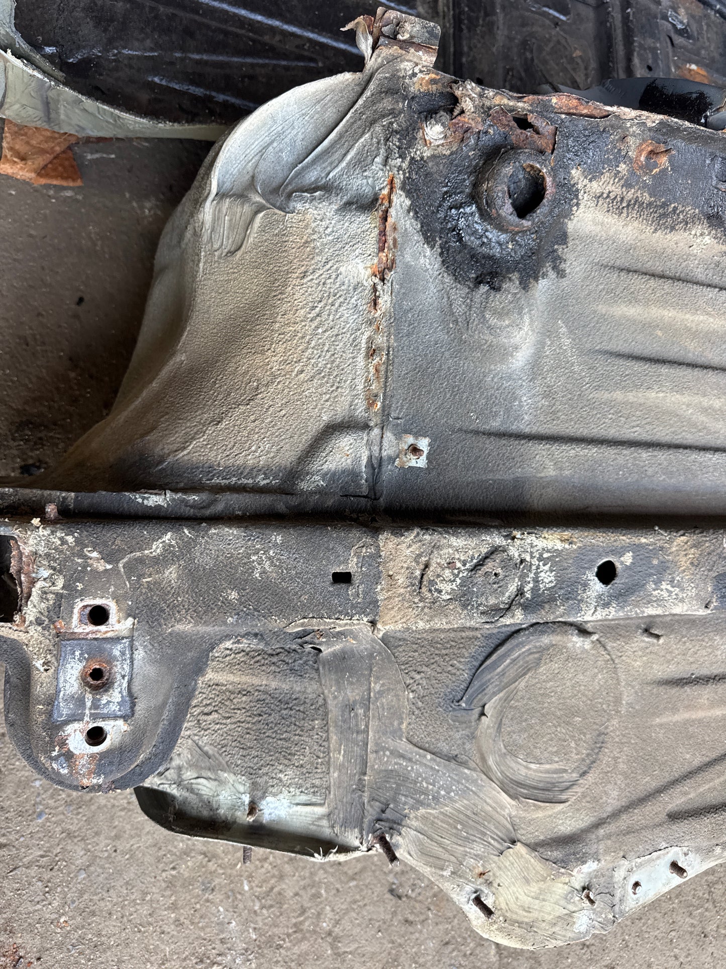 Porsche 944 S2 floor pan left side 94450150100 spares or repair RHD