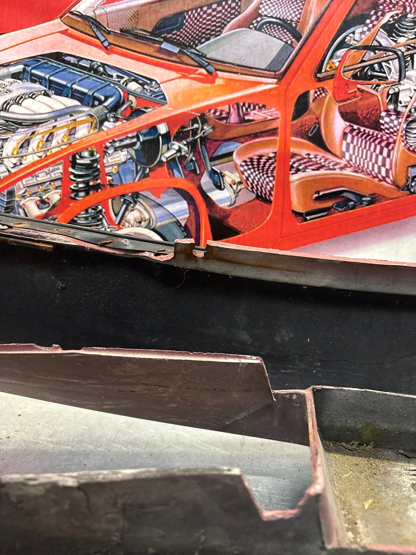 Porsche 928 front bumper cover panel, used 92850501306