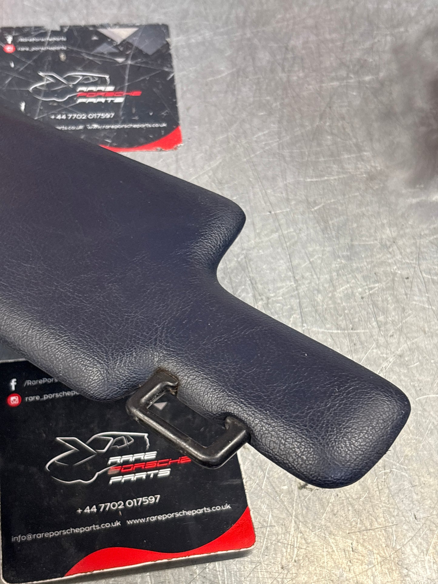 Porsche 928 Cobalt blue sun visor without mirror, used left 92873123702
