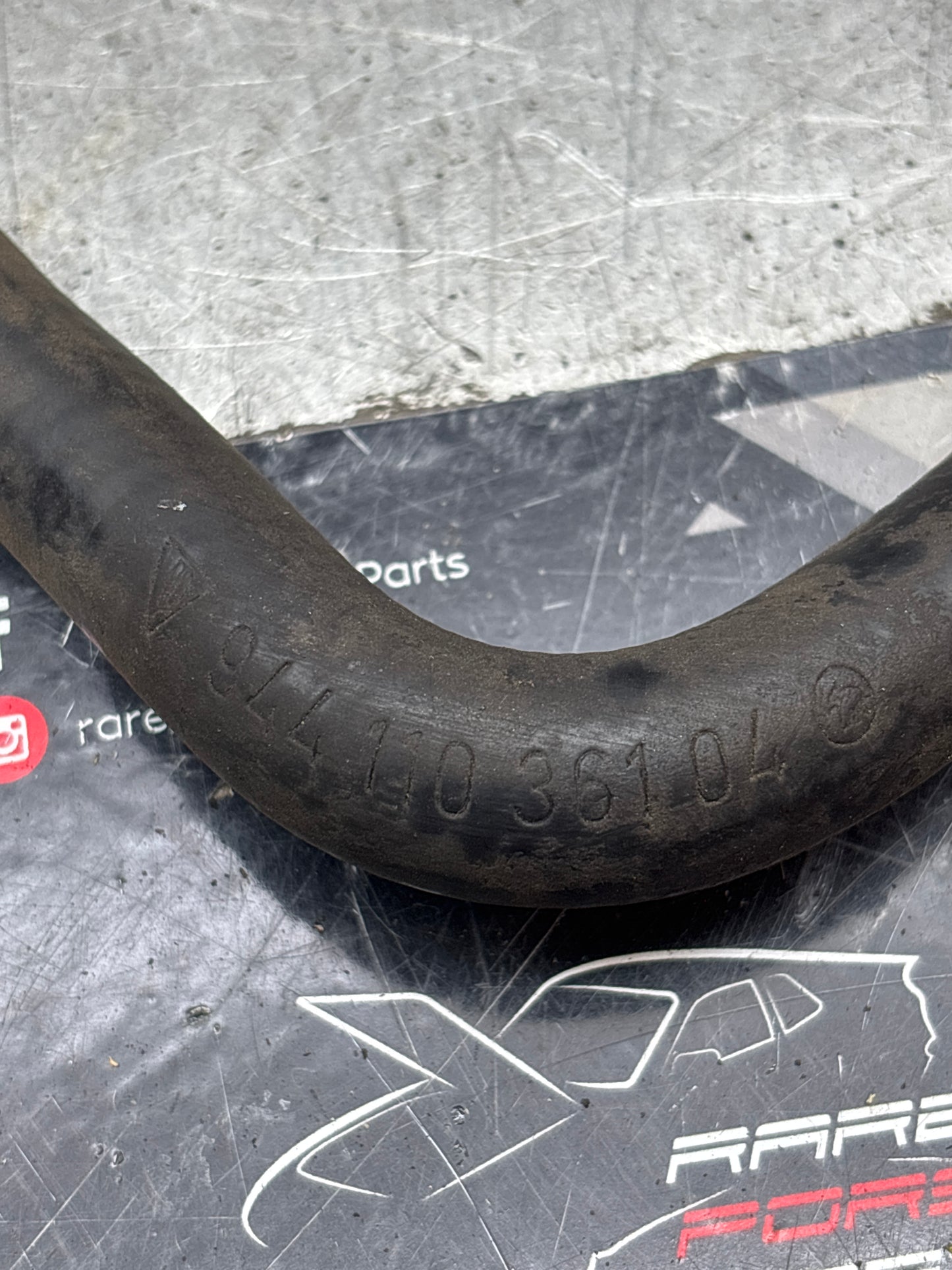 Porsche 944 rubber air hose, 94411036104 used