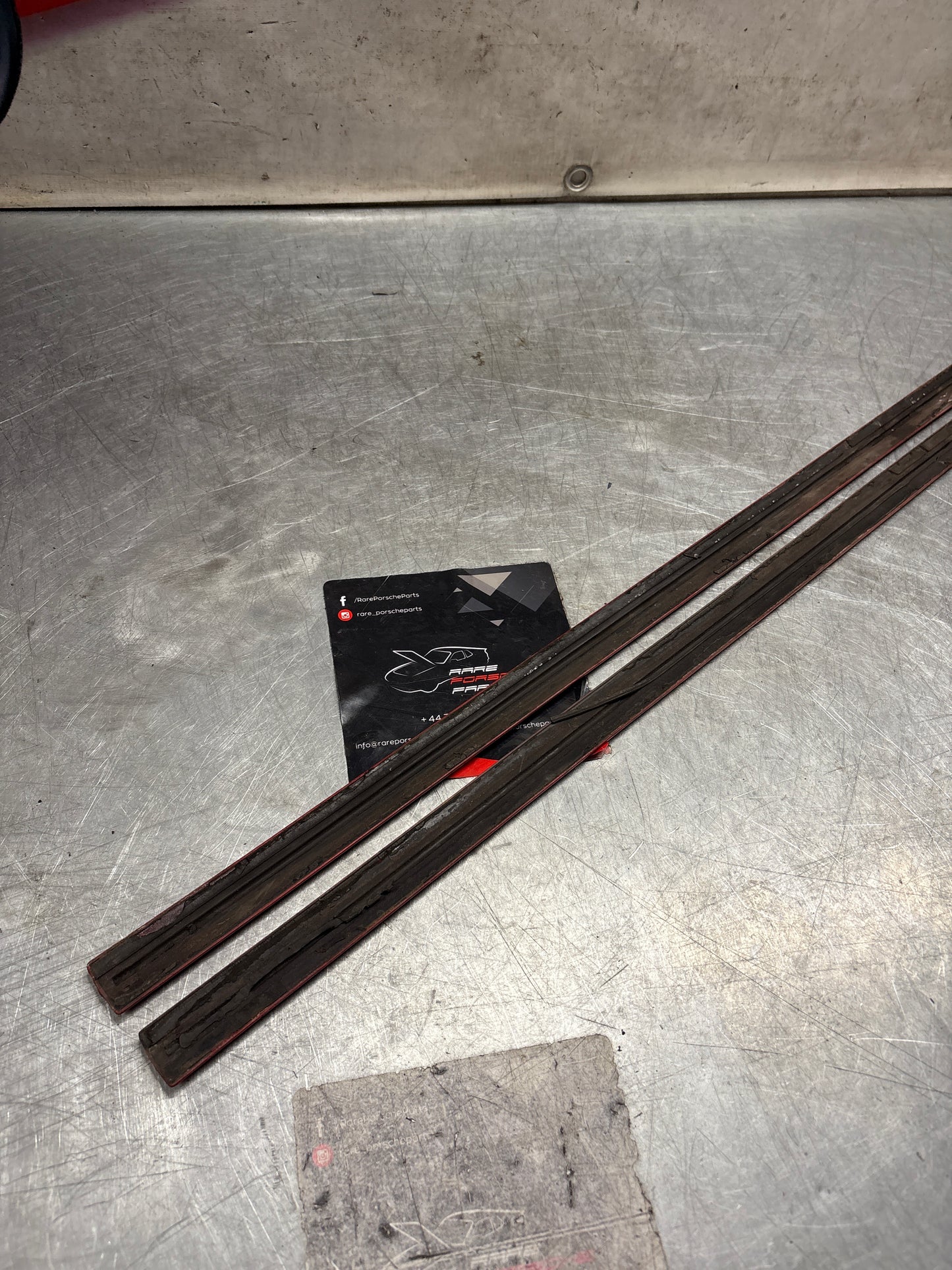 Porsche 944 set of door bump moulding trim, used 93155913700 / 93155913300 / 93155913400 / 93155914100 / 93155914200
