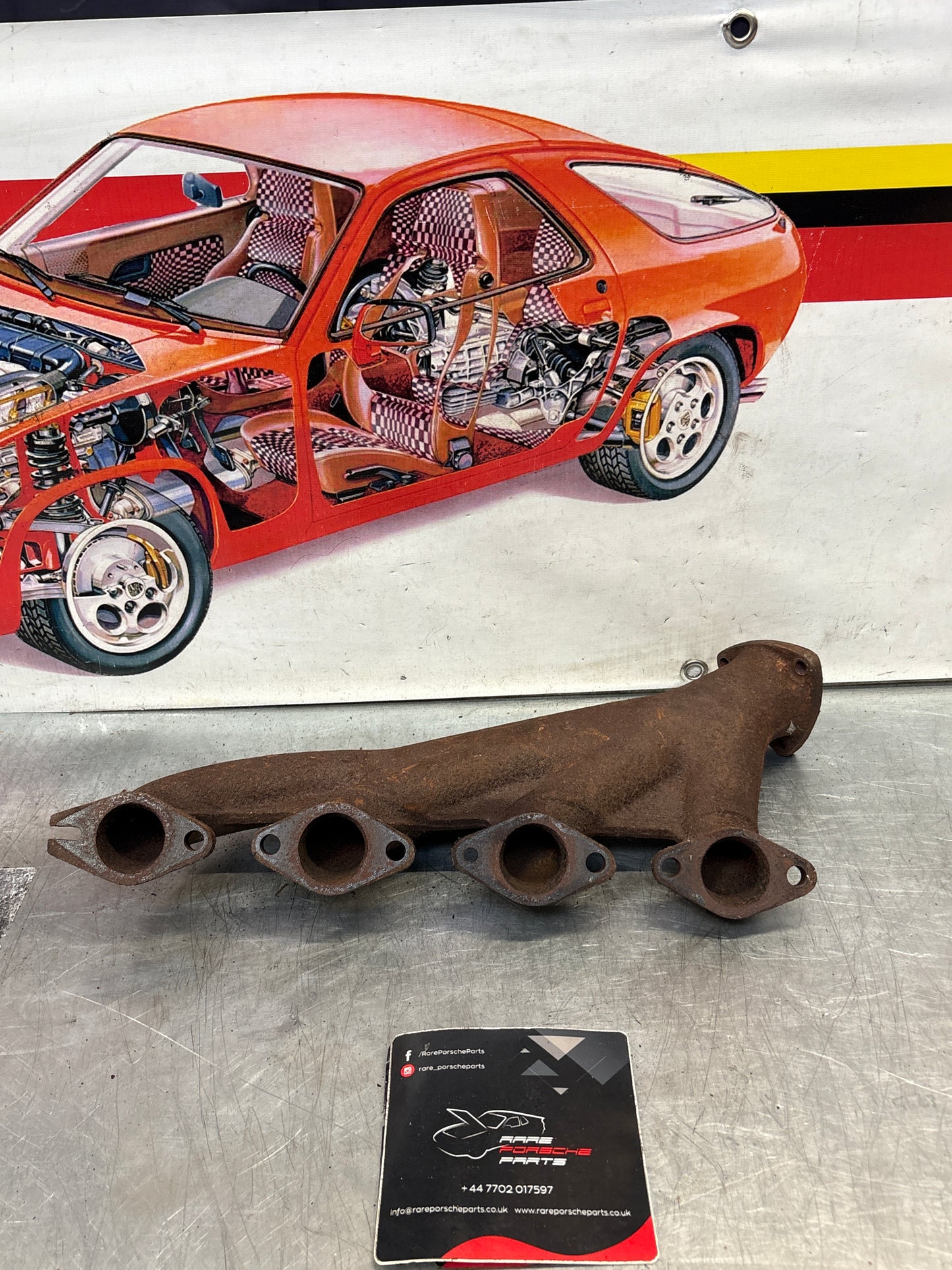 Porsche 928 Exhaust Manifold Header Left 9281111371R