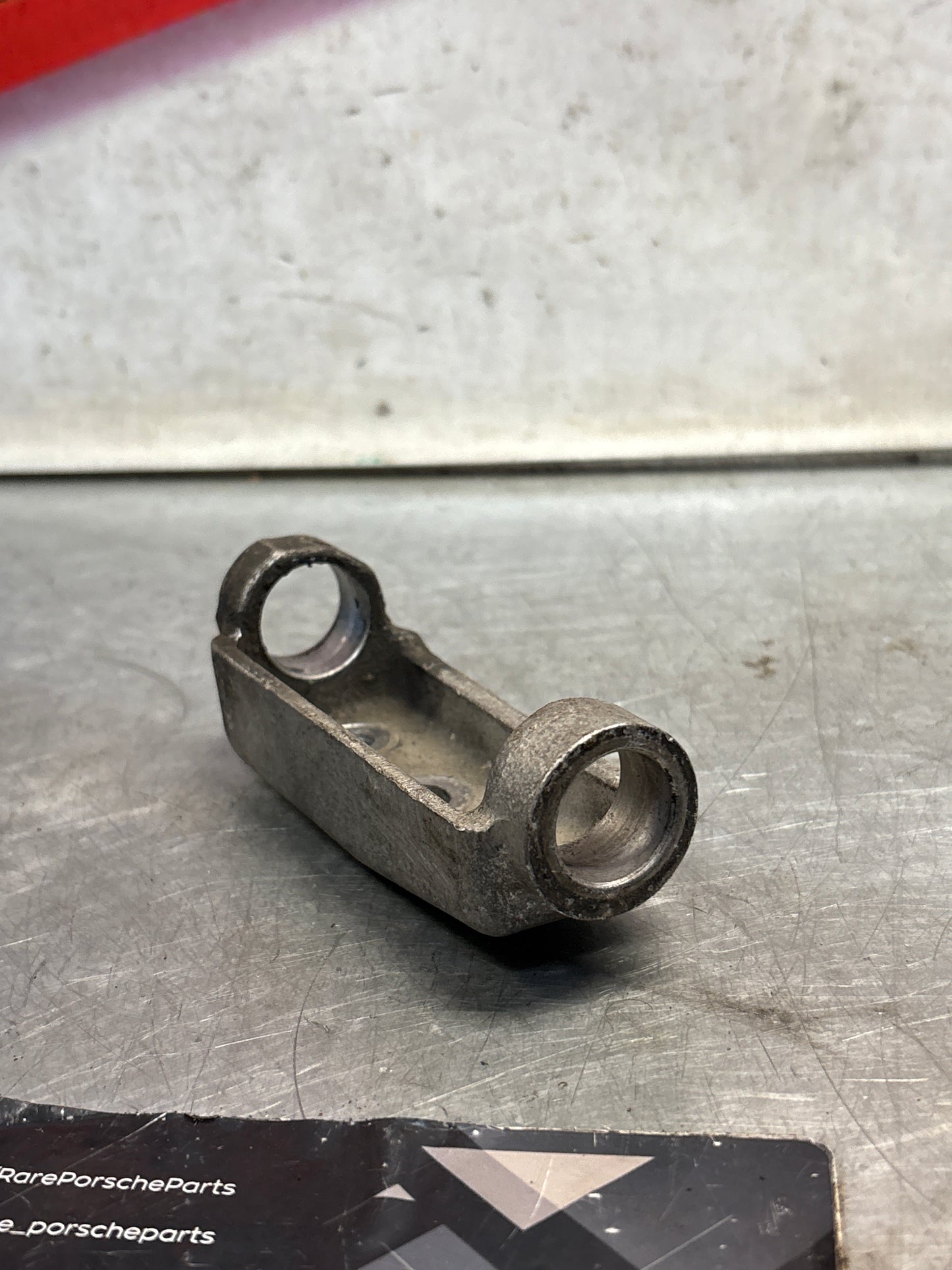 Porsche 924 alternator retaining bar clip, used 93160311300
