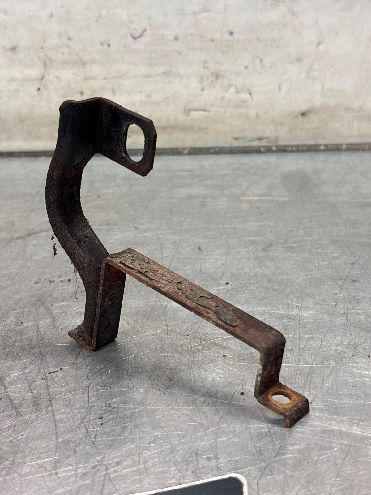 Porsche 914 oil cooler bracket, used 021117181