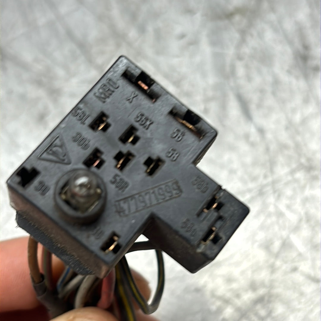 Porsche 924/944 headlight switch connector block 477971999